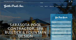 Desktop Screenshot of gettlepools.com
